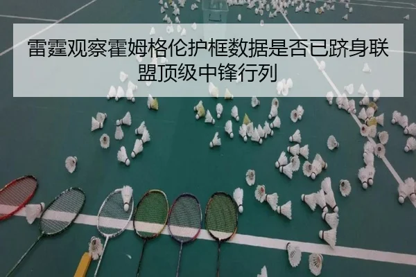 雷霆观察霍姆格伦护框数据是否已跻身联盟顶级中锋行列